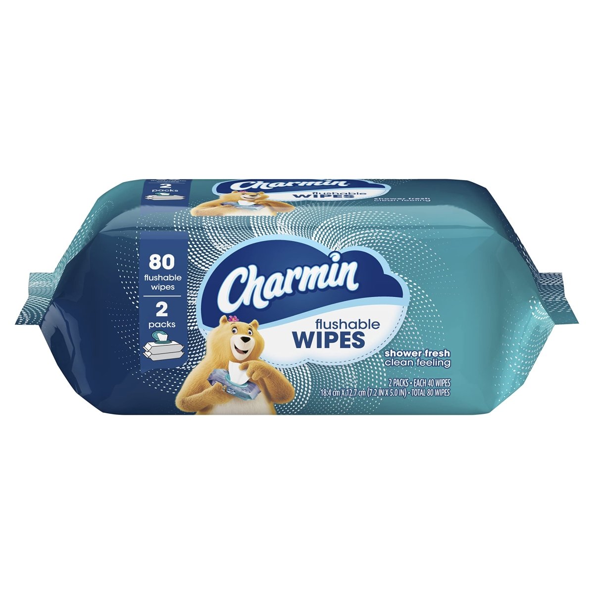 CHARMIN FLUSHABLE WIPES 80 CT - SUPERMIX