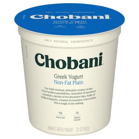 CHOBANI YOGURT PLAIN 32 OZ - SUPERMIX
