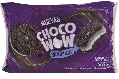 CHOCO WOW SANDWICH 10 UND - SUPERMIX