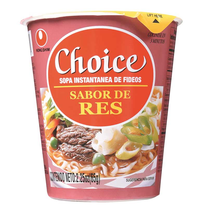 CHOICE SOPA VASO RES 65 GR - SUPERMIX