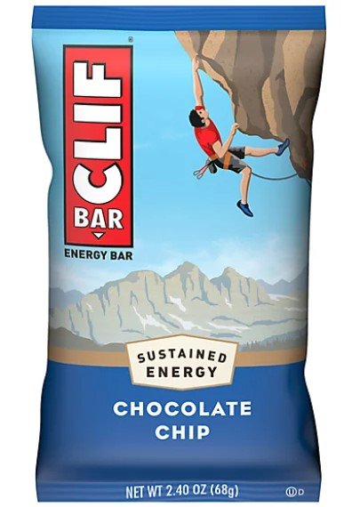 CLIF BAR CHOCOLATE CHIP BAR 2.4 OZ - SUPERMIX