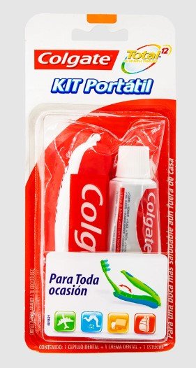 COLGATE CREMA DENTAL + CEPILLO KIT PORTATIL - SUPERMIX
