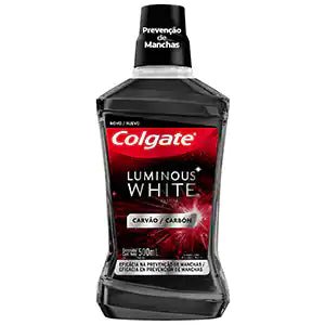 COLGATE ENJUAGUE BUCAL LUMIOUS WHITE CARBON ACTIVO 500 ML - SUPERMIX