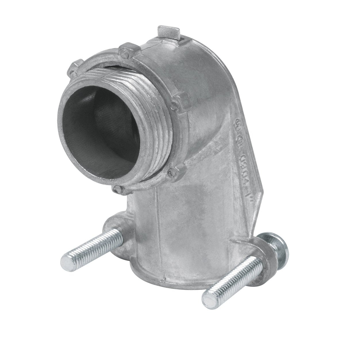 CONECTOR CURVO PARA TUBO FLEXIBLE METALICO - SUPERMIX