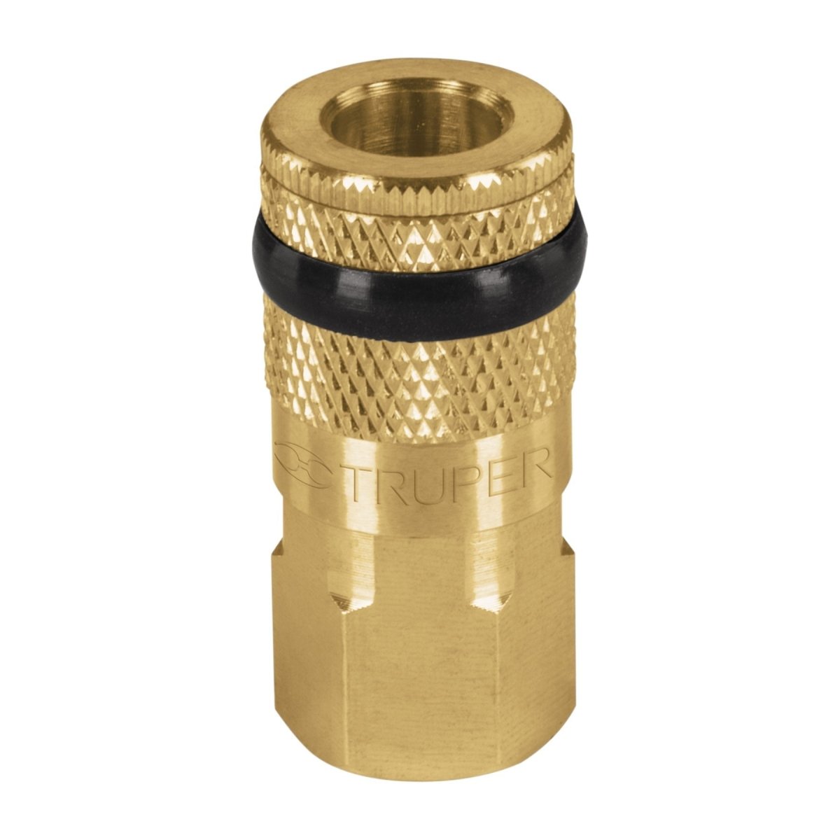 CONECTOR RAPIDO HEMBRA 1/4" NTP HEMBRA DE LATON TRUPER - SUPERMIX