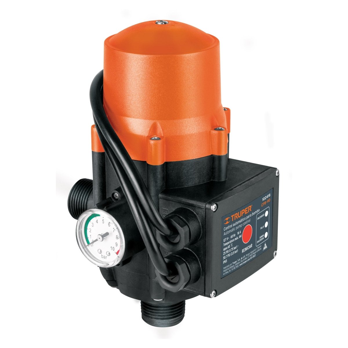 CONTROL AUTOMÁTICO 180° DE PRESIÓN DE BOMBAS - SUPERMIX