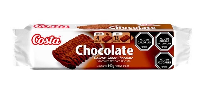 COSTA GALLETA CHOCOLATE 140 GR - SUPERMIX