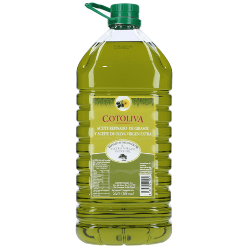 COTOLIVA ACEITE GIRASOL Y OLIVA EXTRA VIRGEN 5 LT - SUPERMIX