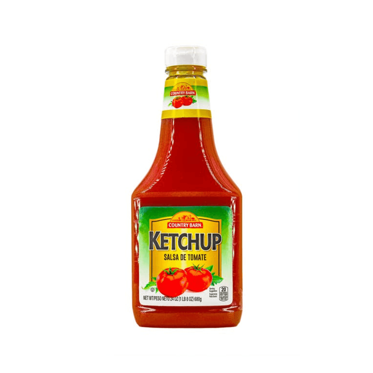 COUNTRY BARN KETCHUP SQUEZZE 24 OZ - SUPERMIX