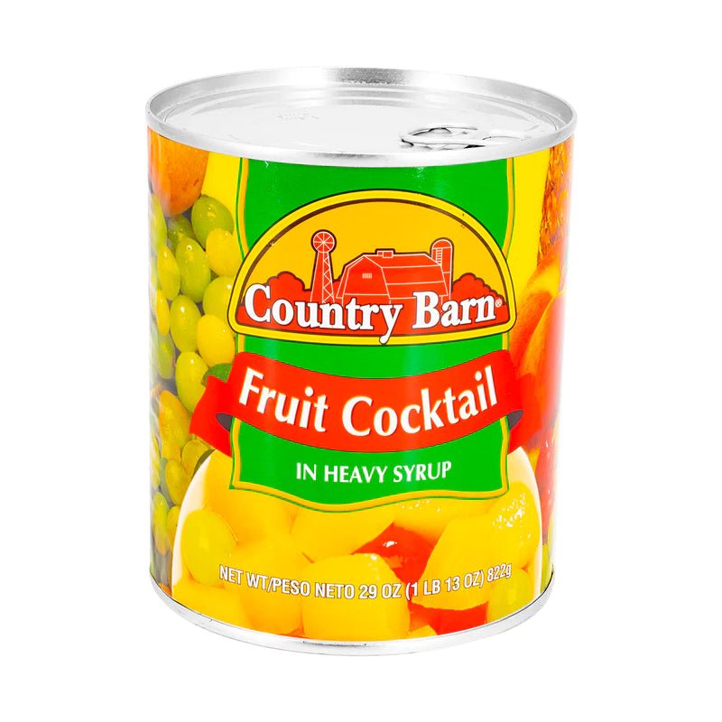 COUNTRY BARN YC PEACH HALVES HEAVY SYRUP 29 OZ - SUPERMIX