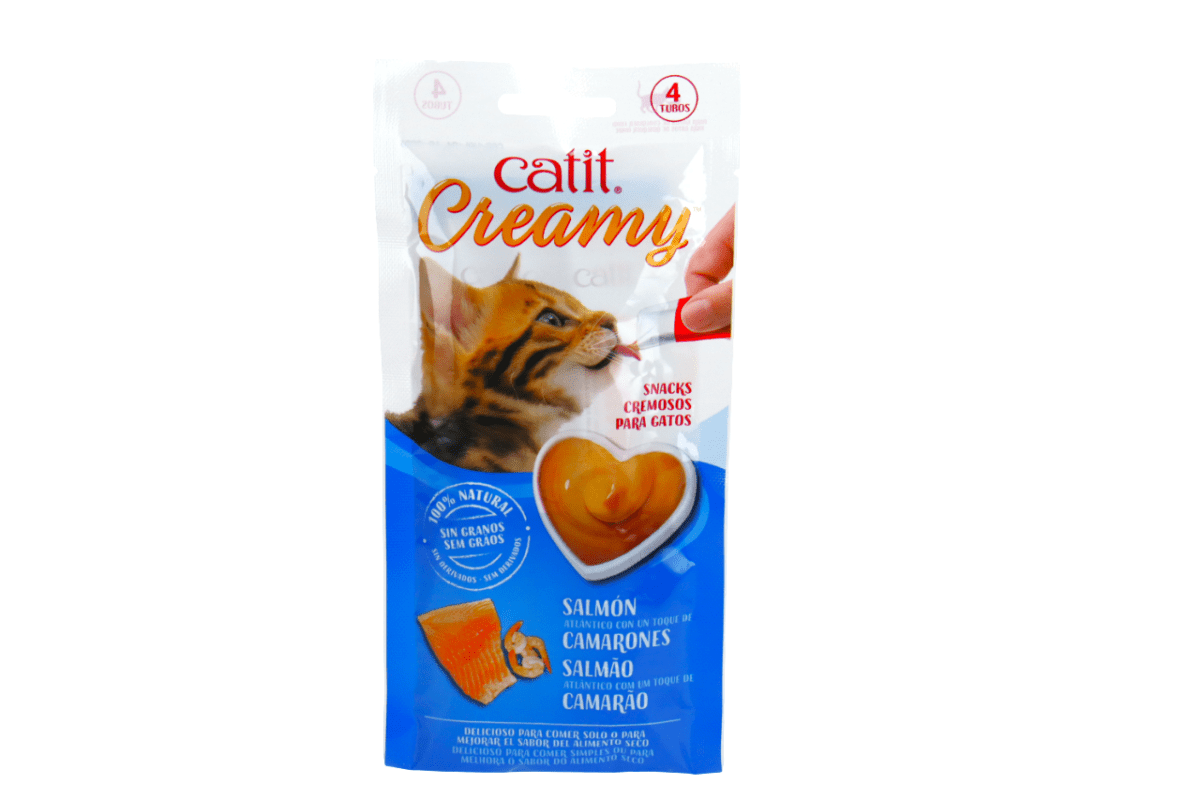 CREAMY SALMON TREAT P/GATO 4/1 10GRS - SUPERMIX