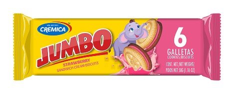 CREMICA JUMBO SANDWICH FRESA 45 GR - SUPERMIX