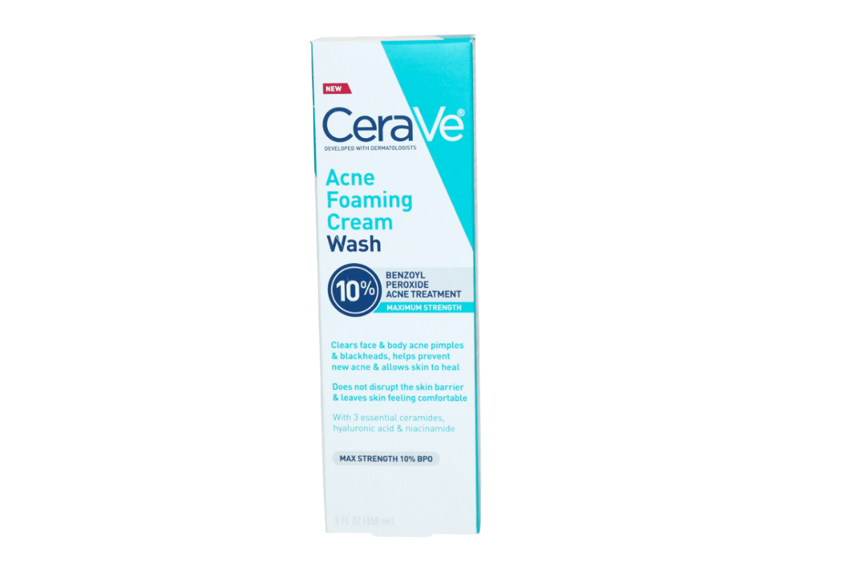 CRV ACNE FOAMING CREAM CLEANSER BPO 10% - SUPERMIX