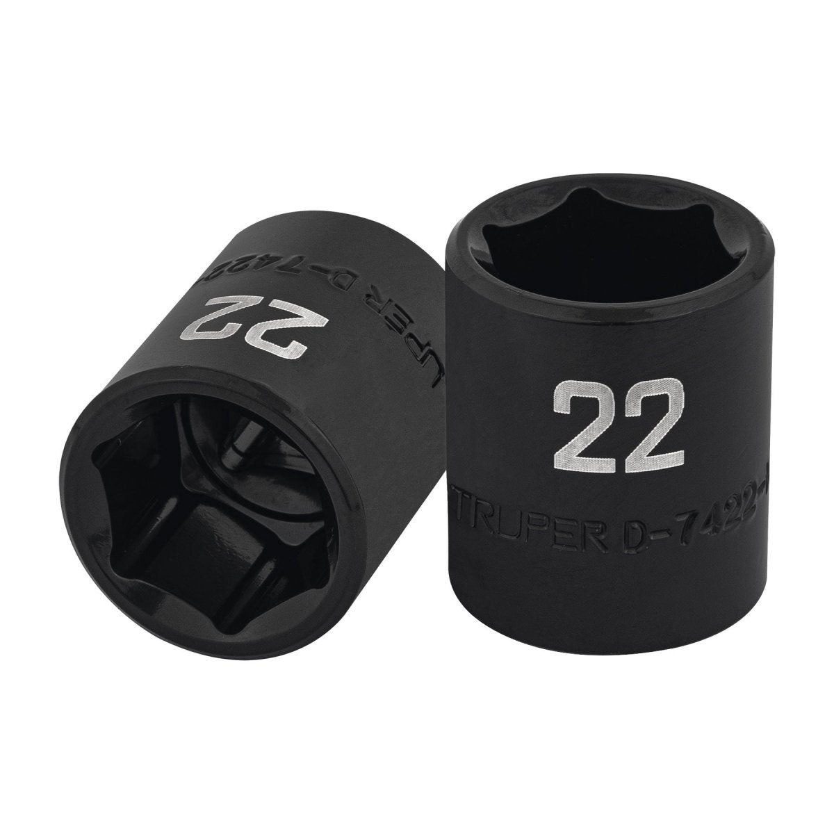 CUBO DE IMPACTO 22MM ENTRADA 1/2'' HEXAGONAL CORTO TRUPER.. - SUPERMIX