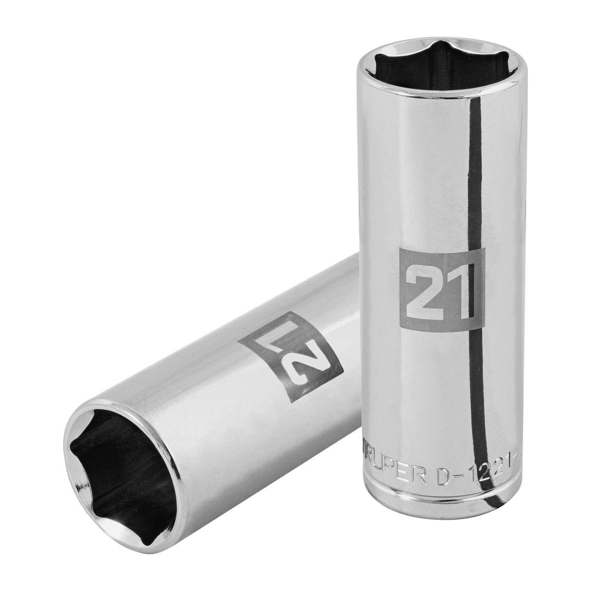CUBO MECANICO 21MM ENTRADA 1/2" HEXAGONAL LARGO TRUPER - SUPERMIX