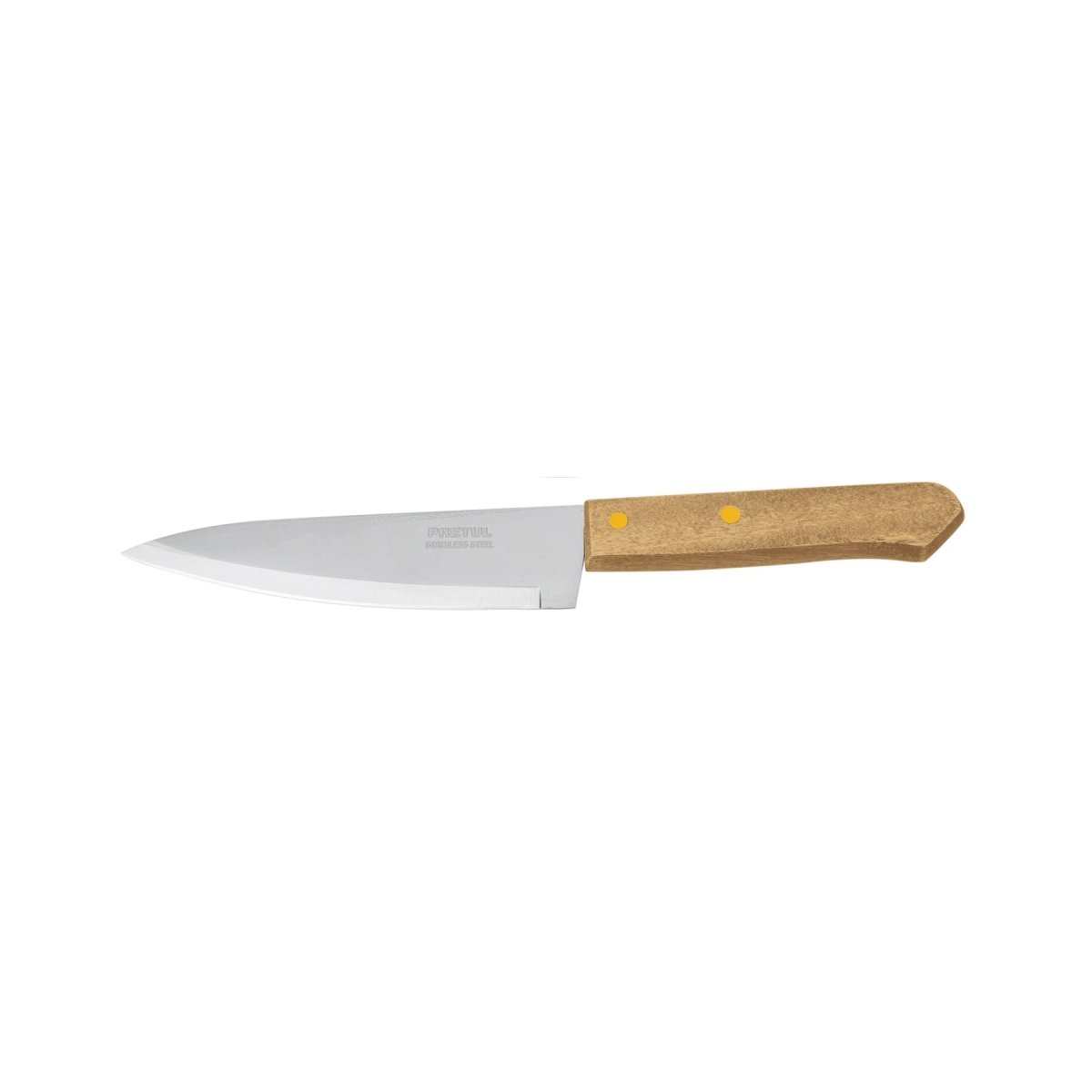 CUCHILLO 6'' DE CHEF MANGO DE MADERA PRETUL - SUPERMIX
