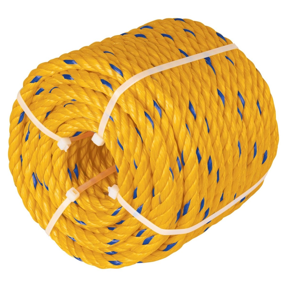 CUERDA TORCIDA DE PP AMARILLA 11MM, 1KG.. - SUPERMIX