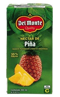 DEL MONTE NECTAR PINA 200 ML TETRA - SUPERMIX