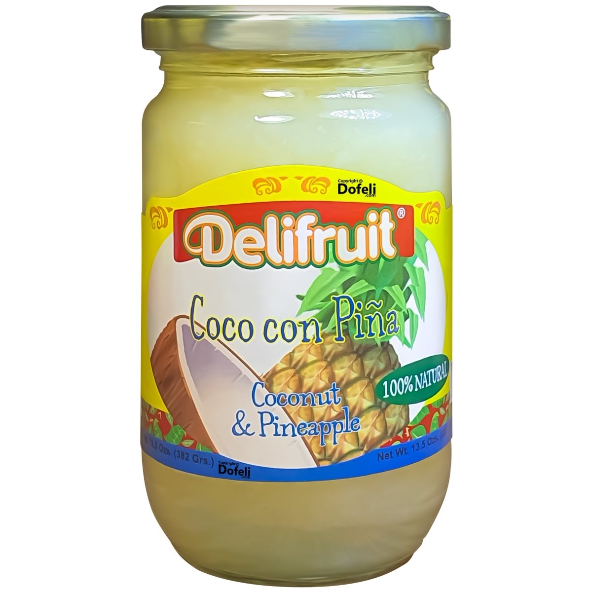 DELIFRUIT DULCE DE COCO/PIÑA 13.5 OZ - SUPERMIX