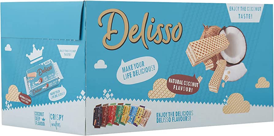 DELISSO COCONUTS WAFER 40 GRS - SUPERMIX