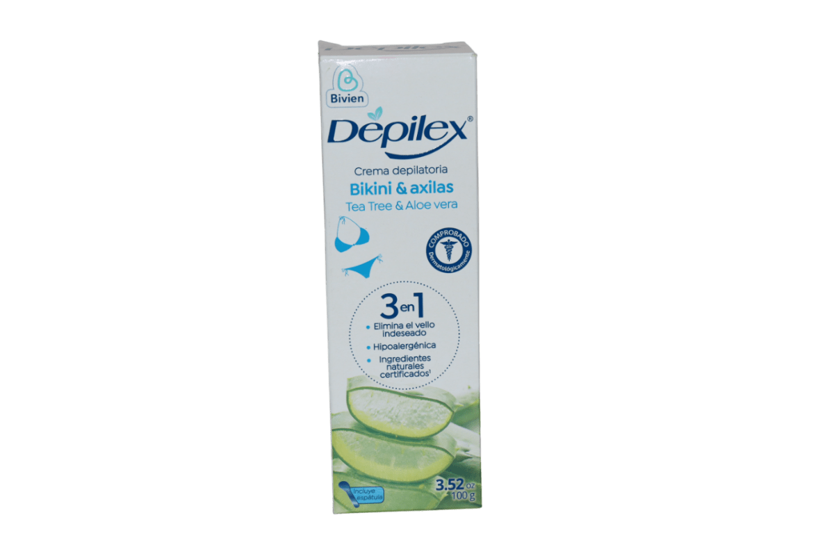 DEPILEX CREMA DEPILATORIAS BIKINI & AXILAS 3 EN 1 100GRS - SUPERMIX
