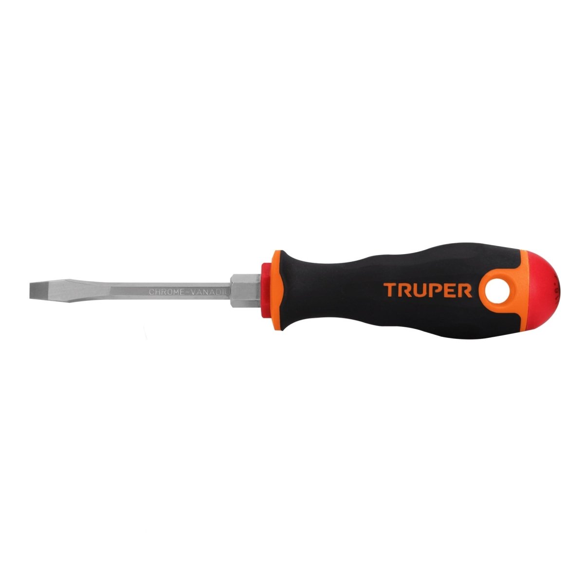 DESTORNILLADOR PLANO 1/4'' X 8'' MANGO CONFORTABLE TRUPER - SUPERMIX