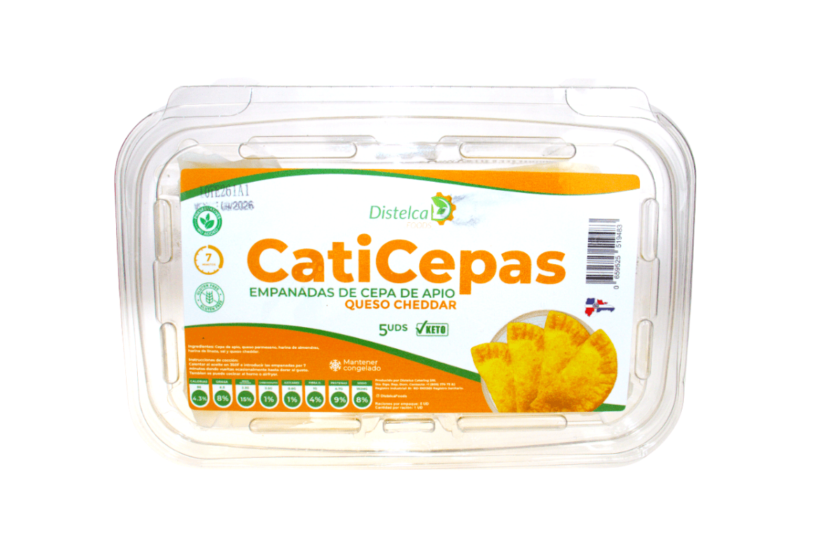 DISTELCA CATICEPAS QUESO CHEDDAR 5 UND - SUPERMIX