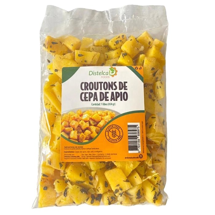 DISTELCA F CROUTONS DE CEPA DE APIO SAZONADOS CONG 1 LB - SUPERMIX