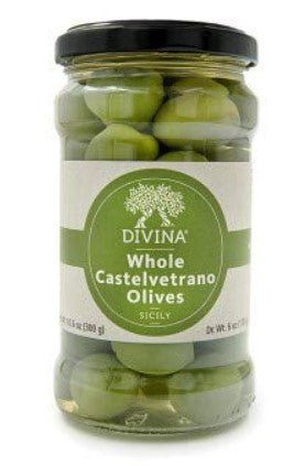 DIVINA OLIVES OG2 CASTELVETRANO 6 OZ - SUPERMIX