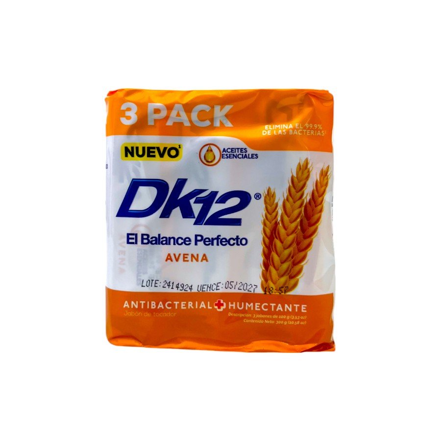 DK 12 JABON AVENA 3 PACK 420 GR - SUPERMIX