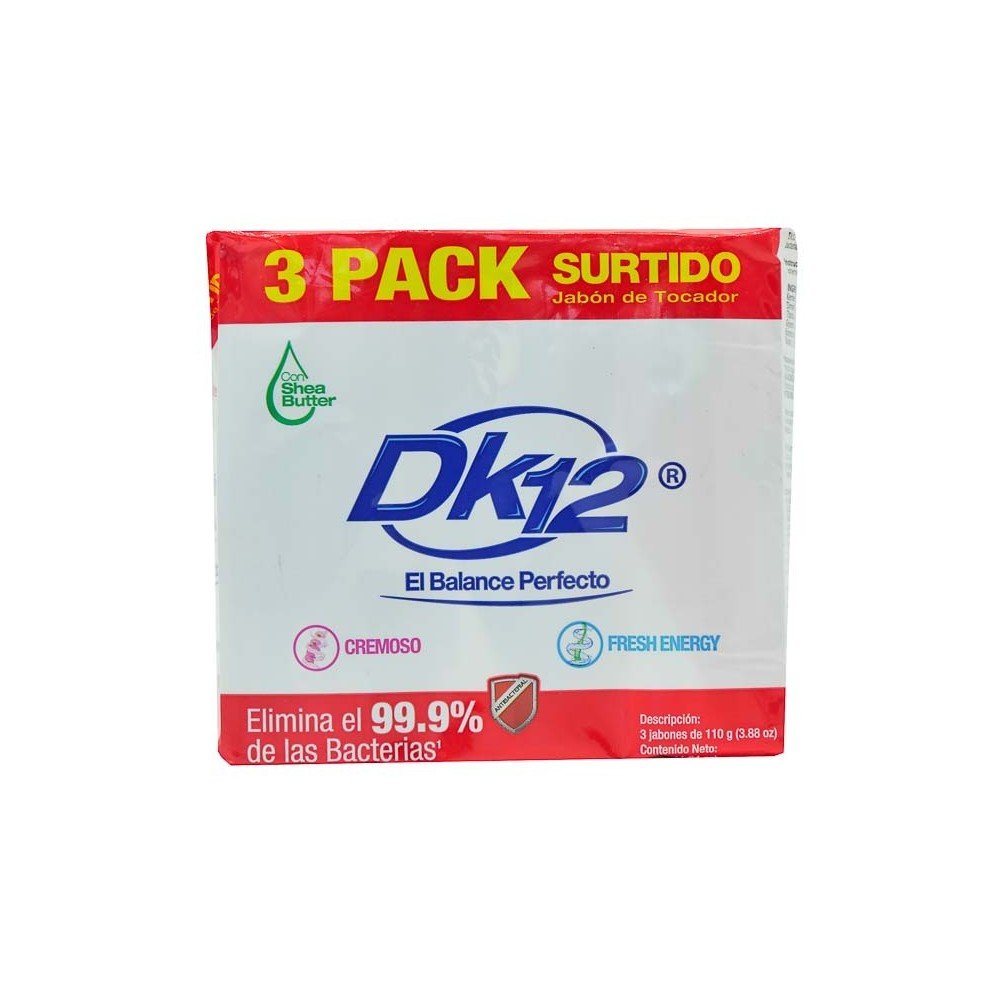 DK 12 JABON CREMOSO 3 PACK 420 GR - SUPERMIX