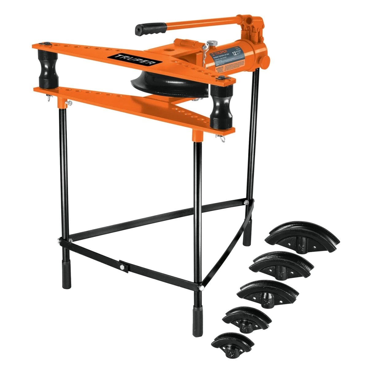 DOBLADOR 12TON HIDRAULICO PARA TUBOS DE 1/2" A 2" CON TRIPODE TRUPER - SUPERMIX