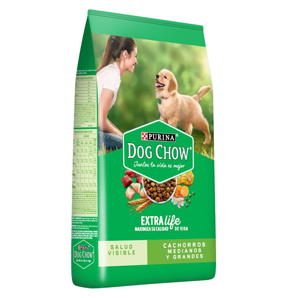 DOG CHOW CACHORRO EXTRA LIFE MED/GR 7.5 KG 16.5 LB - SUPERMIX