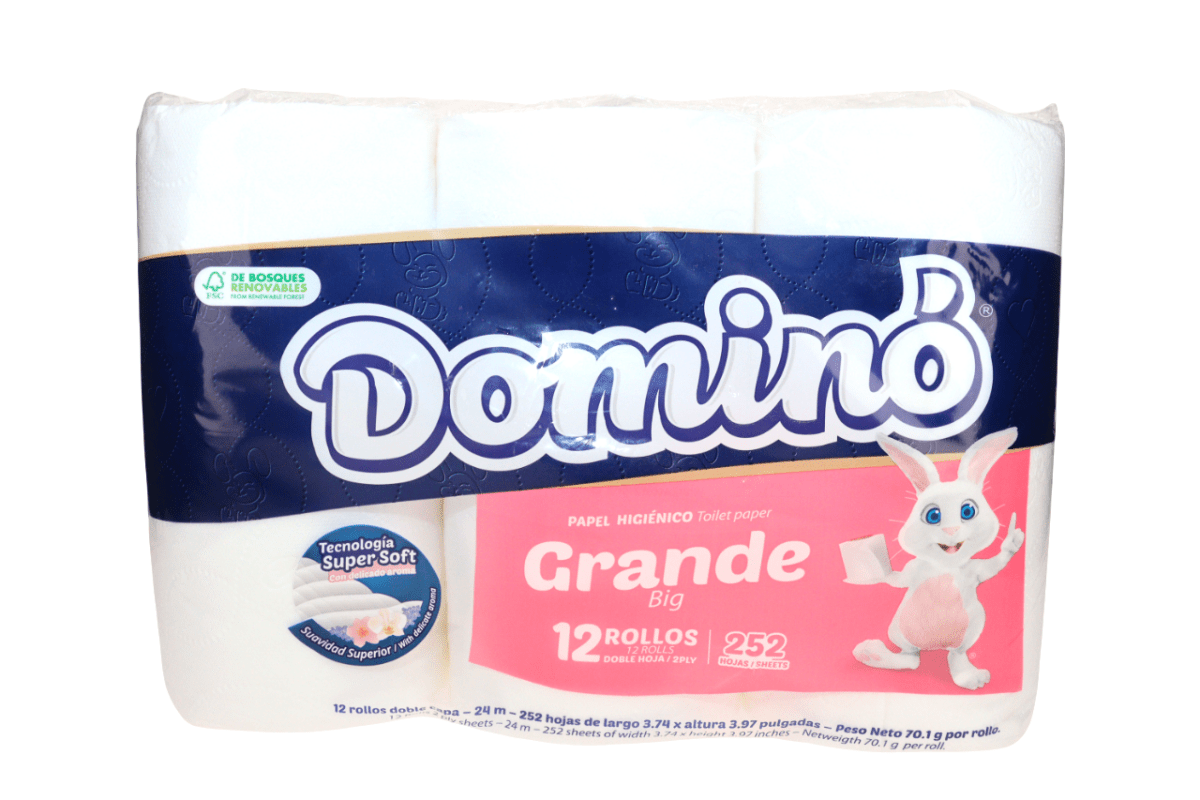 DOMINO GRANDE PAPEL HIGIENICO 4/12 - SUPERMIX