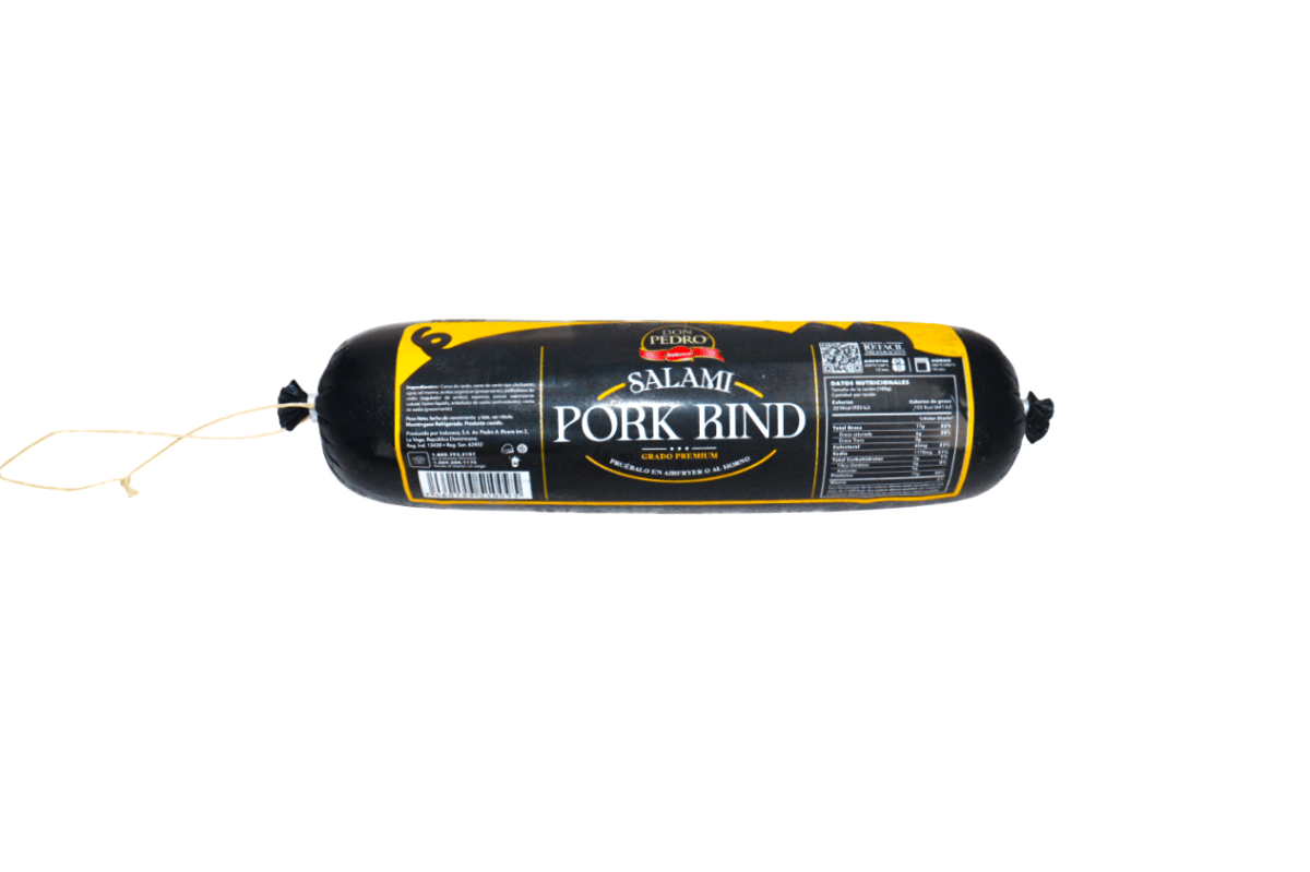 DON PEDRO SALAMI PORK RINDD 1.5 LB - SUPERMIX