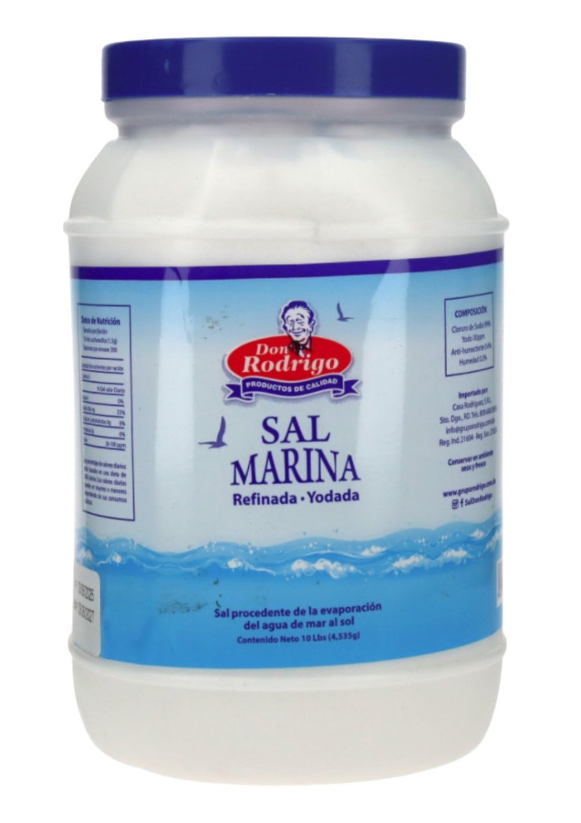 DON RODRIGO SAL MARINA 10 LB POTE - SUPERMIX