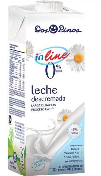 DOS PINOS LECHE DESCREMADA 0% 1 L - SUPERMIX