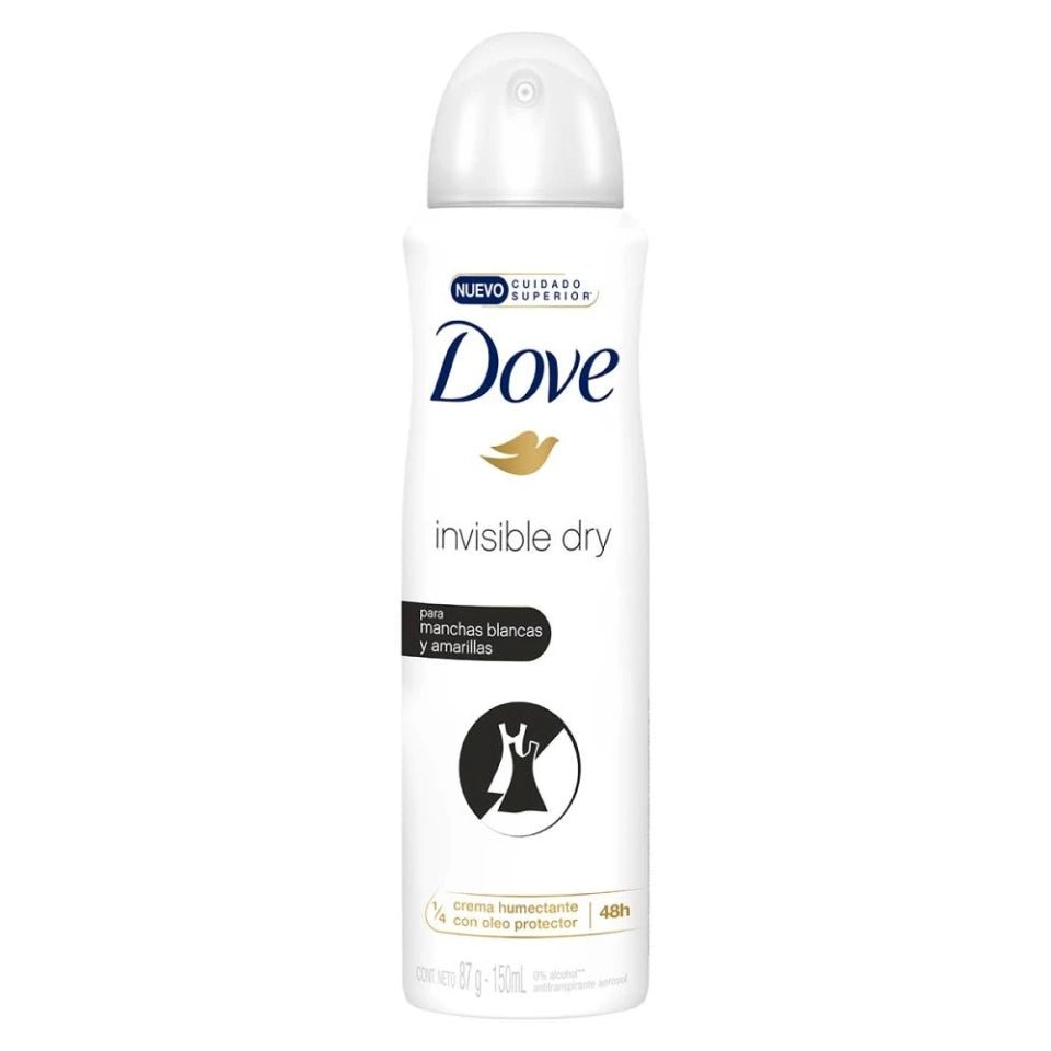 DOVE AERO INVISIBLE DRY MANCHAS BLANCAS Y AMARILLAS 89 GRS - SUPERMIX