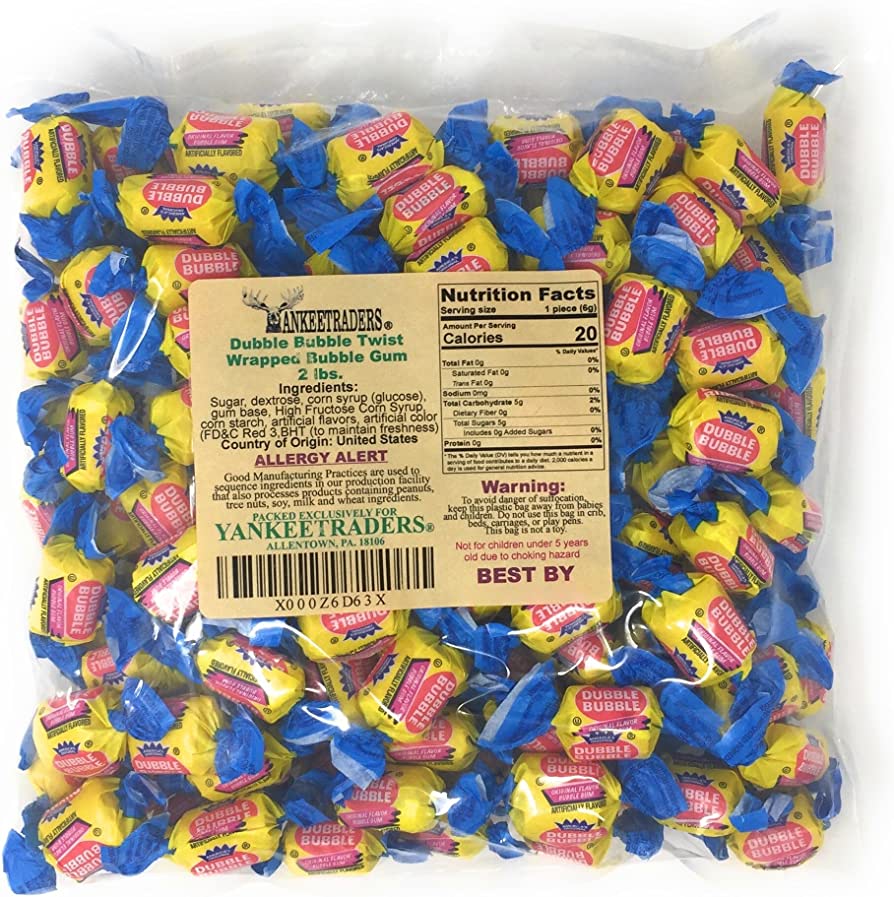 DUB. BUBBLE ORIG TWIST WRAP GUM 142 GR - SUPERMIX
