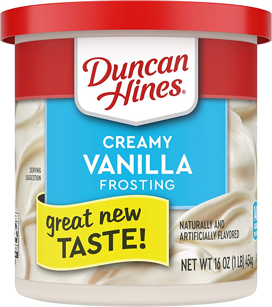 DUNCAN HINES CLASSIC VANILLA FROSTING 8/16 OZ - SUPERMIX