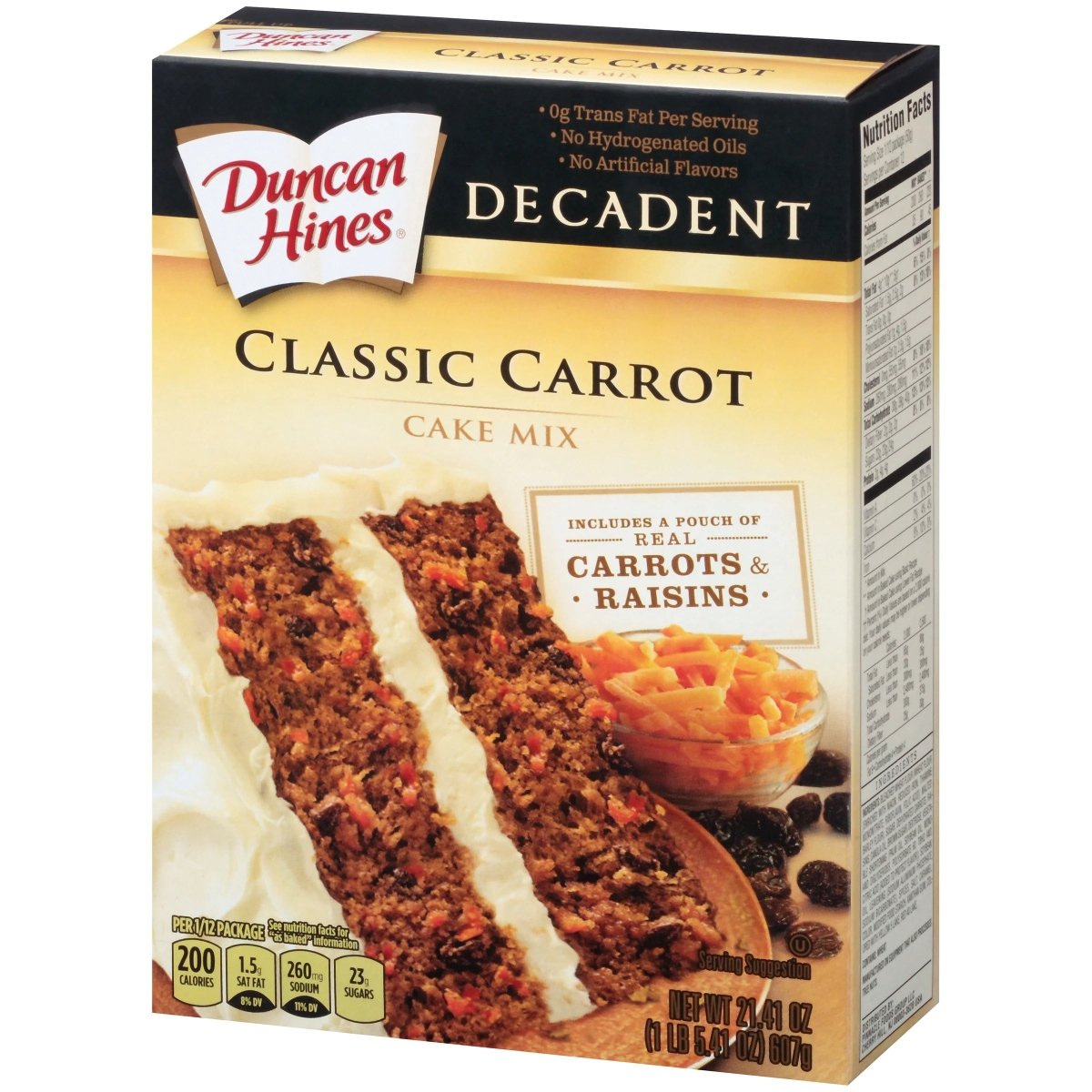 DUNCAN HINES DEC. CLASSIC CARROT CAKE MIX 8/21.41 OZ - SUPERMIX