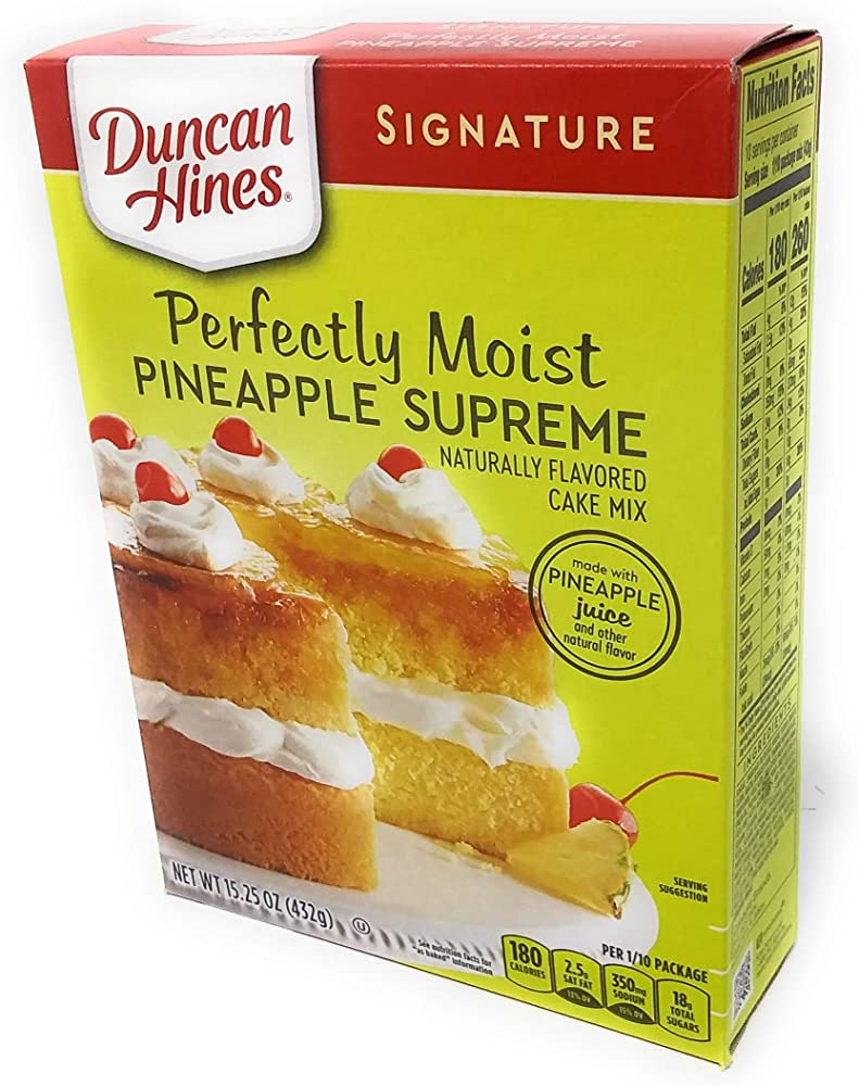 DUNCAN HINES MD PINEAPPLE SUPREME LYR 12/16.5 OZ - SUPERMIX