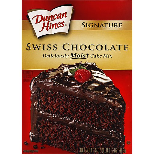 DUNCAN HINES SIGN. SWISS CHOC. LYR 12/16.5 OZ - SUPERMIX