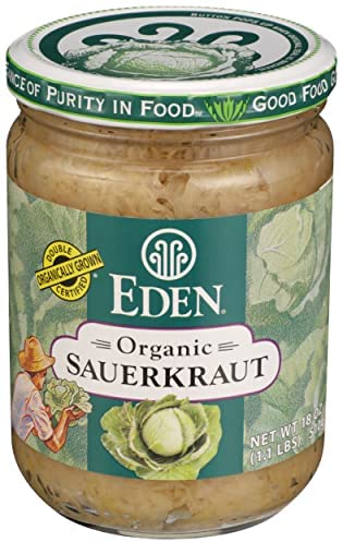 EDEN SAUERKRAUT OG1 GLASS 32 OZ - SUPERMIX