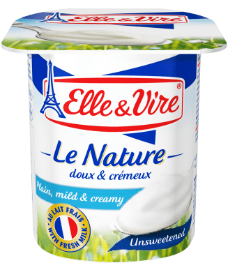 ELLE & VIRE YOGURT CREAMY PLAIN 125 GR - SUPERMIX
