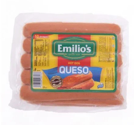 EMILIO S SALCHICHAS CON QUESO 10 UNIDAD - SUPERMIX