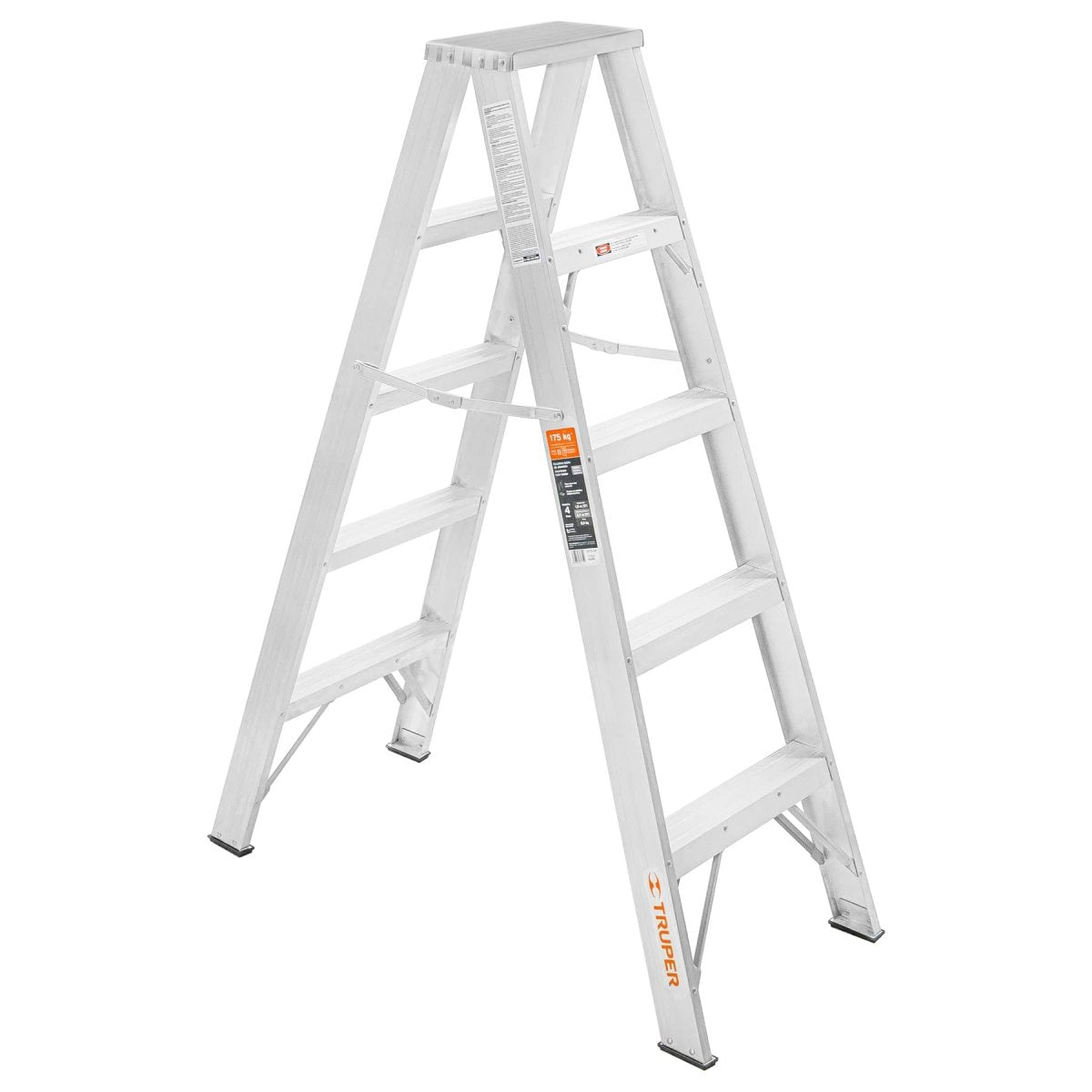 ESCALERA 6' TIPO TIJERA DOBLE DE 175KG DE ALUMINIO TRUPER - SUPERMIX