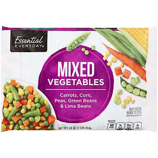 ESSEVRYDY MIXED VEGETABLES 16 OZ - SUPERMIX
