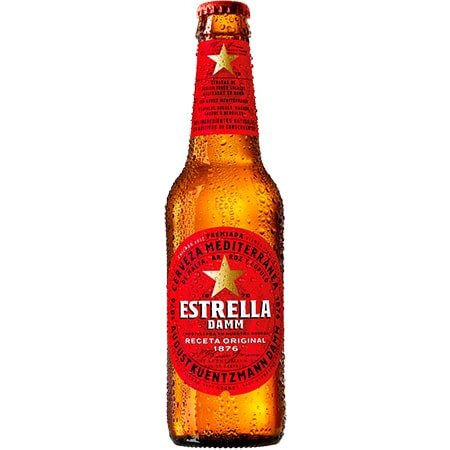 ESTRELLA CERVEZA BOTELLA 330 ML - 50429 - SUPERMIX