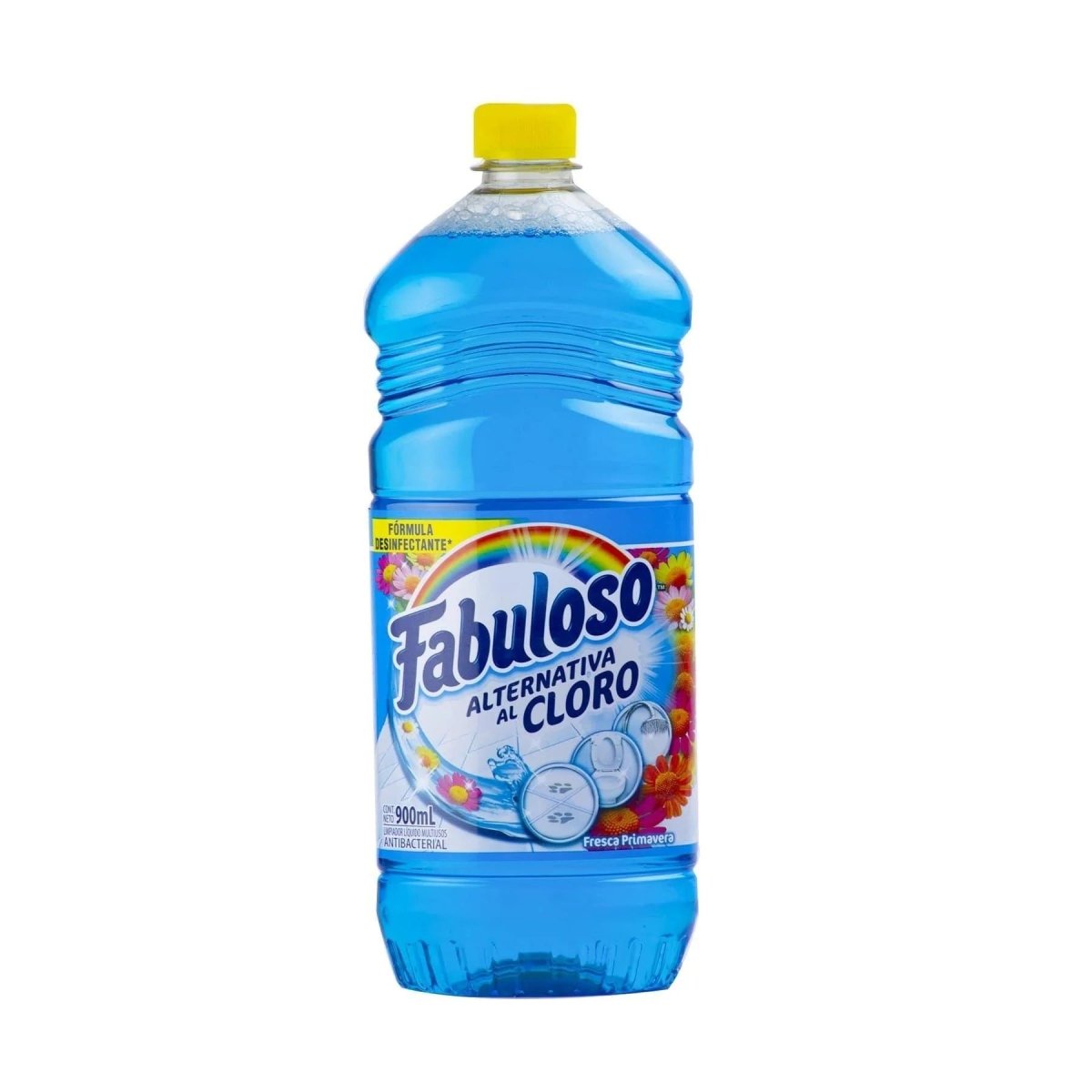 FABULOS DESINFECTANTE LIQUIDO ALTERNATIVA AL CLORO FRESCA PRIMAVERA 900 ML - SUPERMIX